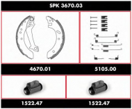 Комплект тормозов WOKING SPK 3670.03