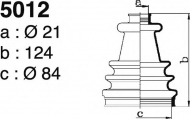 Комплект пыльника DEPA 5012