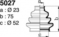 Комплект пыльника DEPA 5027