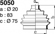 Комплект пыльника DEPA 5050