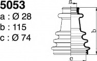 Комплект пыльника DEPA 5053