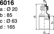 Комплект пыльника DEPA 6016