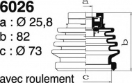 Комплект пыльника DEPA 6026