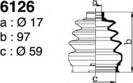 Комплект пыльника DEPA 6126