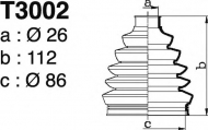Комплект пыльника DEPA T3002
