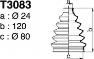 Комплект пыльника DEPA T3083