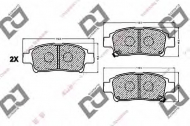 Комплект тормозных колодок DJ PARTS BP1007