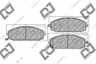 Комплект тормозных колодок DJ PARTS BP1033
