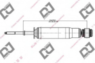Амортизатор DJ PARTS DS1288GT