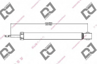 Амортизатор DJ PARTS DS1439GT