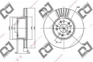 Тормозной диск DJ PARTS BD1129