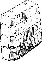 Фонарь VAN WEZEL 1734931