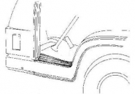 Порог VAN WEZEL 2401.07