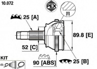 Шарнир PEX 10.072