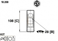 Шарнир PEX 10.208