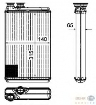 Теплообменник HELLA 8FH 351 315-571