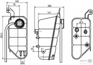Резервуар HELLA 8MA 376 755-131