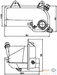 Резервуар HELLA 8MA 376 789-721
