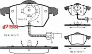 Комплект тормозных колодок METZGER 0390.52