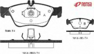 Комплект тормозных колодок METZGER 0586.00