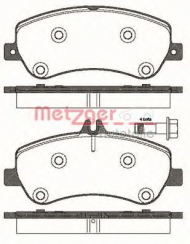Комплект тормозных колодок METZGER 1377.00