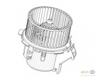 вентилятор BEHR HELLA SERVICE 8EW 009 158-221