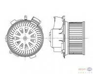 вентилятор BEHR HELLA SERVICE 8EW 009 159-481
