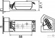 Резистор BEHR HELLA SERVICE 9XX 351 029-131