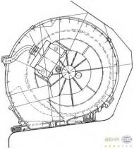 вентилятор BEHR HELLA SERVICE 8EW 351 034-051
