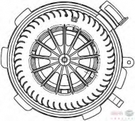 вентилятор BEHR HELLA SERVICE 8EW 351 034-071