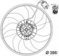 Вентилятор BEHR HELLA SERVICE 8EW 351 039-741