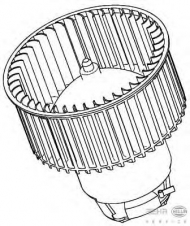 вентилятор BEHR HELLA SERVICE 8EW 351 040-291