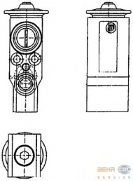 Клапан BEHR HELLA SERVICE 8UW 351 239-071