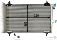 Конденсатор BEHR HELLA SERVICE 8FC 351 301-034