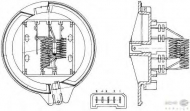 Резистор BEHR HELLA SERVICE 9ML 351 303-291