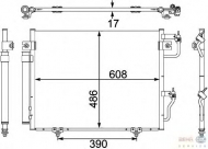 Конденсатор BEHR HELLA SERVICE 8FC 351 304-081