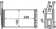 Теплообменник BEHR HELLA SERVICE 8FH 351 311-081