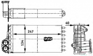 Теплообменник BEHR HELLA SERVICE 8FH 351 311-341