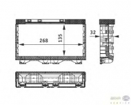 Теплообменник BEHR HELLA SERVICE 8FH 351 312-751