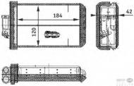 Теплообменник BEHR HELLA SERVICE 8FH 351 312-781