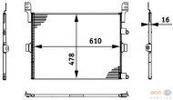 Конденсатор BEHR HELLA SERVICE 8FC 351 317-661