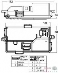 Регулятор BEHR HELLA SERVICE 5HL 351 321-671