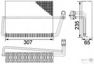 Испаритель BEHR HELLA SERVICE 8FV 351 330-491