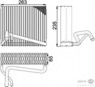 Испаритель BEHR HELLA SERVICE 8FV 351 330-521