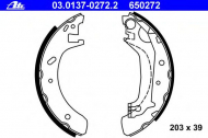 Комлект тормозных накладок ATE 03.0137-0272.2