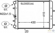 Теплообменник BEHR HELLA SERVICE 8MK 376 704-601