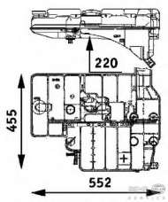 Резервуар BEHR HELLA SERVICE 8MA 376 705-191