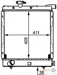 Теплообменник BEHR HELLA SERVICE 8MK 376 708-081
