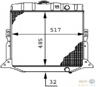 Теплообменник BEHR HELLA SERVICE 8MK 376 709-071