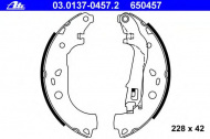 Комлект тормозных накладок ATE 03.0137-0457.2